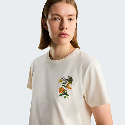 Womens Flora Embro Regular Short Sleeve Tee - Graphic
