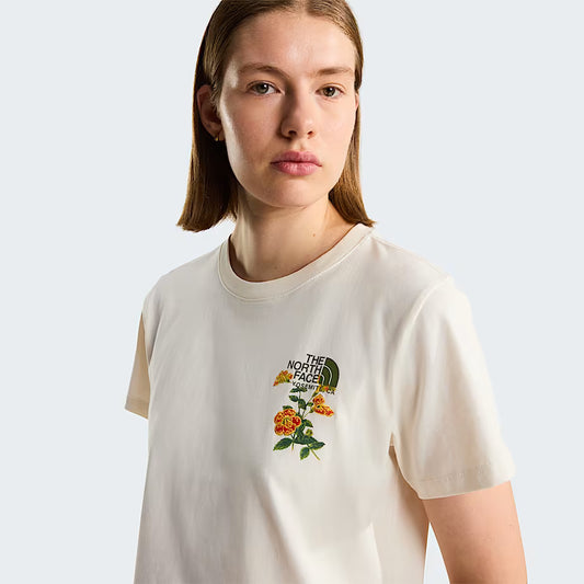 Womens Flora Embro Regular Short Sleeve Tee - Graphic