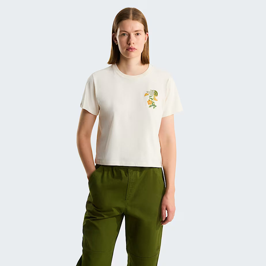 Womens Flora Embro Regular Short Sleeve Tee - Graphic