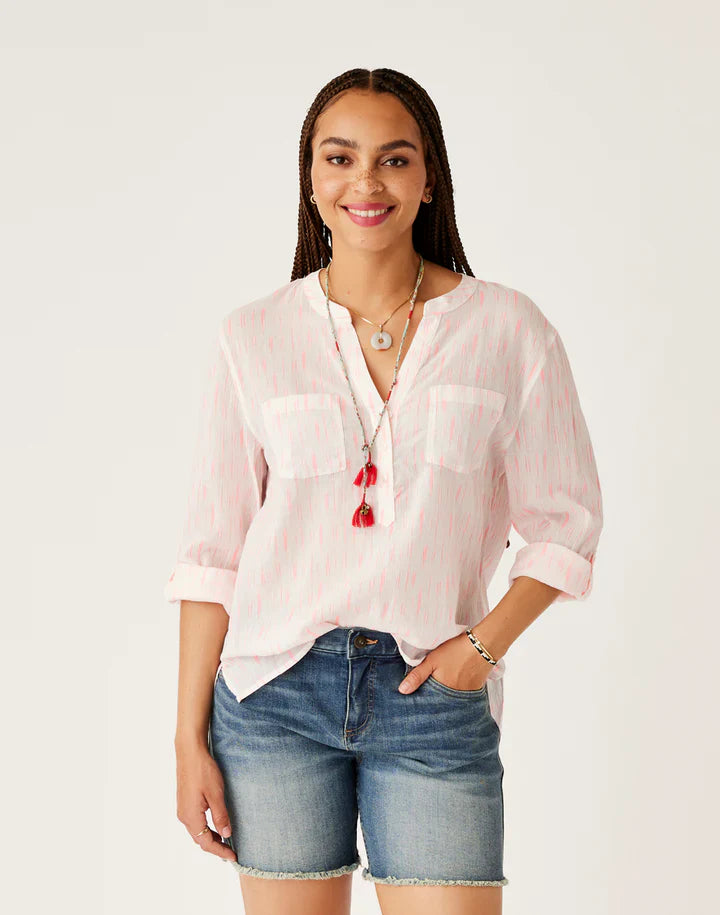 Womens Dylan Gauze Shirt Carve Designs