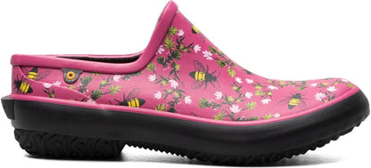 Womens Patch Clog- Bees