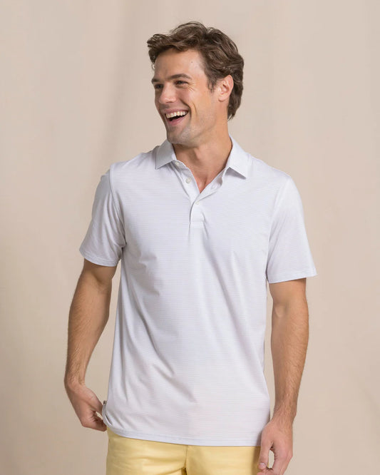 M SS Coastal Breeze Meadowbrook Stripe Polo