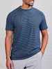Classic Navy Heather/Tropical Blue / M