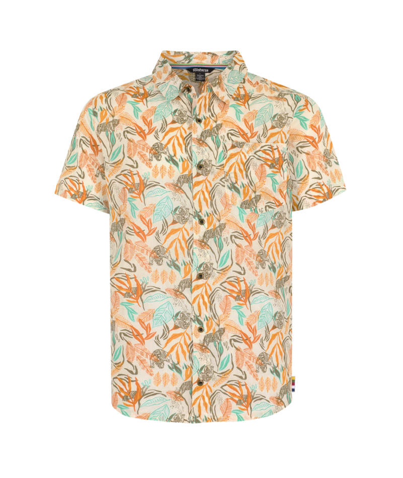 Sherpa Adventure Gear M Tiger Leaf Ss Shirt MASALA
