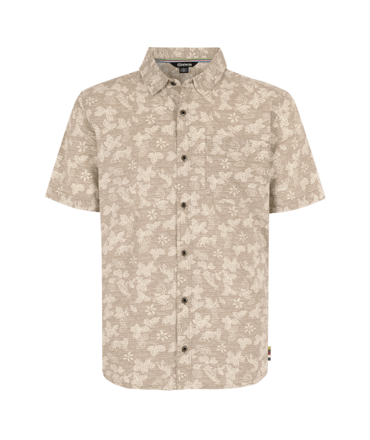 Sherpa Adventure Gear M Tiger Floral Ss Shirt BARDIYA SAND
