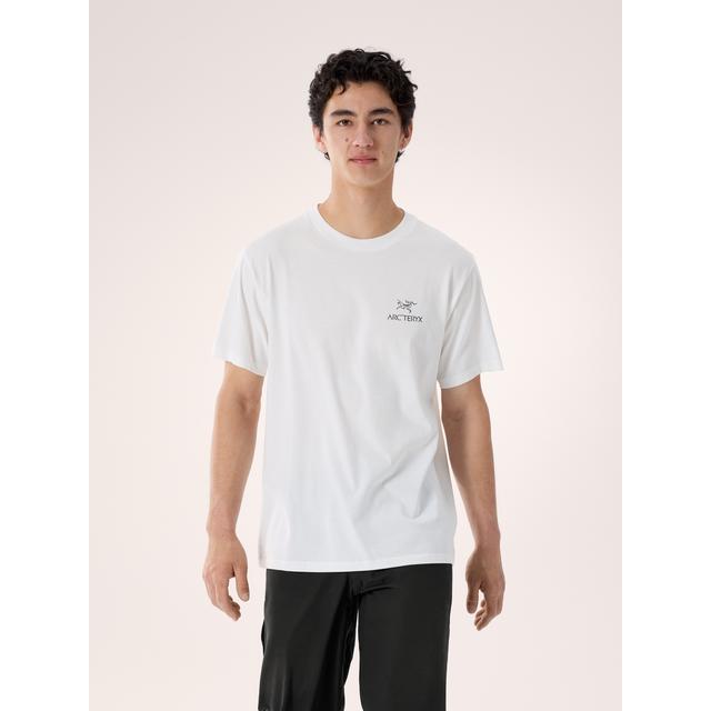 Arc'teryx Kragg Sl Cotton Bird Word Shirt Ss White Light / Black