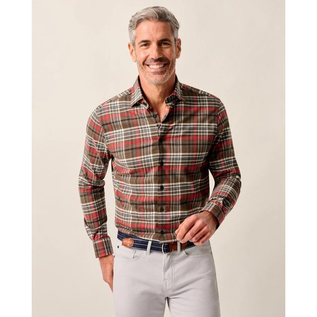 Johnnie-o Performance Flannel Button Down Shirt - Langston Brown