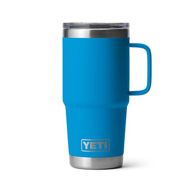 Yeti Rambler 20 Oz Travel Mug Big Wave Blue