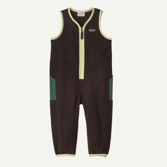 Patagonia Baby Shearling Overalls Den Brown