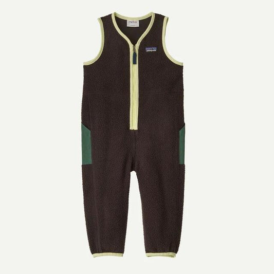 Patagonia Baby Shearling Overalls Den Brown