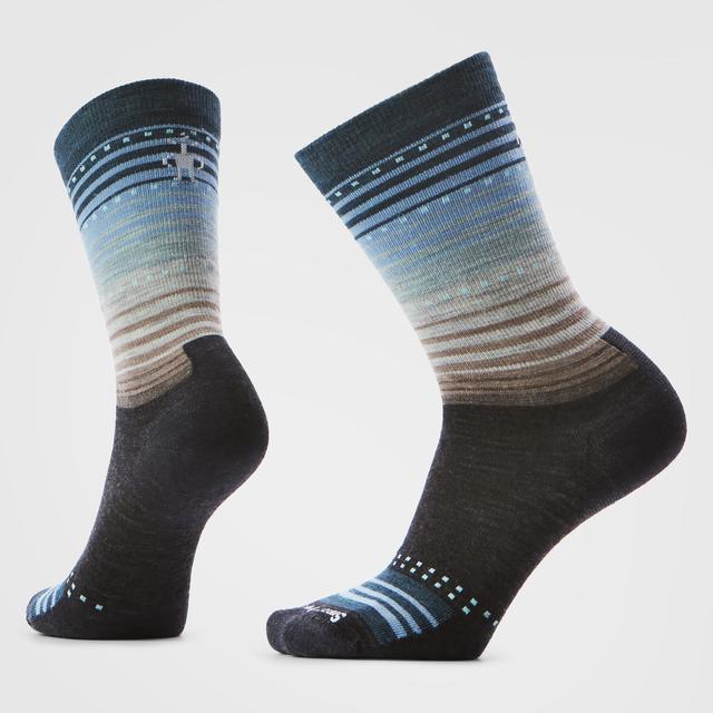 Smartwool Unisex Everyday Stitch Stripe Crew Socks Charcoal/Ash