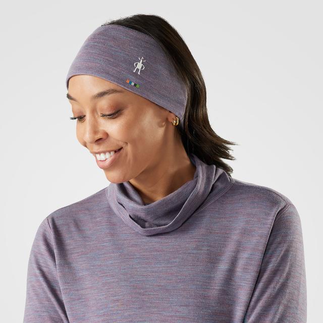 Smartwool Unisex Thermal Merino Reversible Headband Chalk Violet Heather/Nightfall Blue