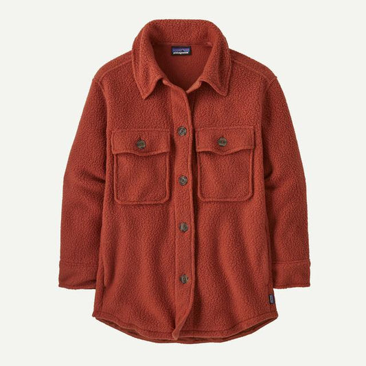 Patagonia Retro Pile Shacket Burnished Red