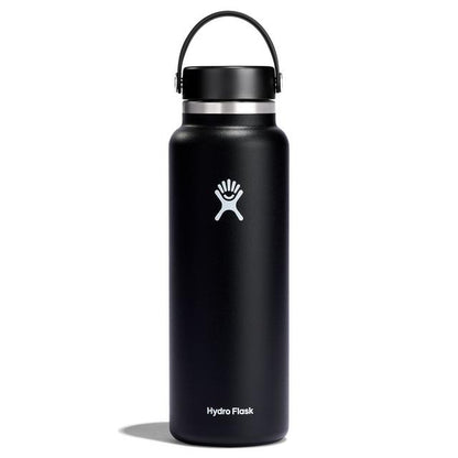 Hydroflask 40 Oz Wide Flex Cap BLACK