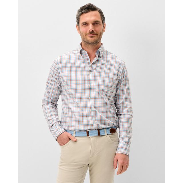 Johnnie-o Everyday Performance Button Down Shirt - Redwood Check Canyon