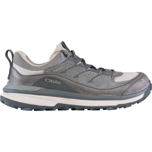 Oboz Hyalite Low Waterproof Casual Shoe Gray Owl