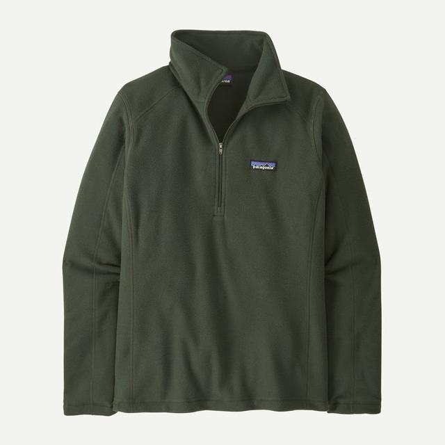 Patagonia Micro D 1/4 Zip Old Growth Green