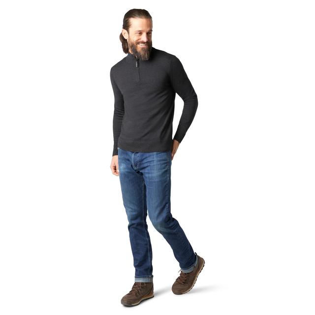 Smartwool Men's Sparwood 1/2 Zip Sweater CHARCOAL HEATHER