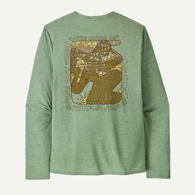 Patagonia L/s Cap Cool Daily Graphic Shirt - Lands Ellwood Green