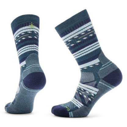 Smartwool Womens Hike Light Cushion Margarita Crew Socks DEEP NAVY