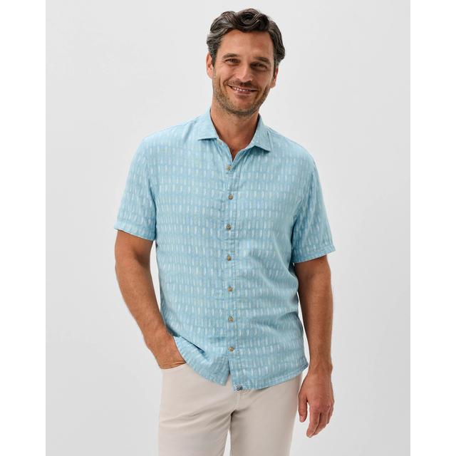 Johnnie-o Short Sleeve Hangin' Out Button Down Shirt - Beachley Maliblu