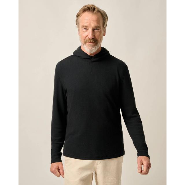 Johnnie-o Brinson Dri-release Waffle Hoodie Black