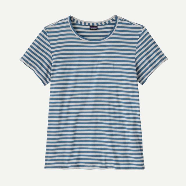Patagonia Regenerative Organic Certified Cotton Tee Still Blue