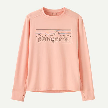 Patagonia Long Sleeved Capilene Silkweight T Shirt Sunlit Pink