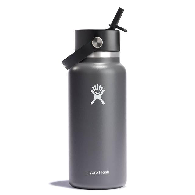 Hydroflask 32 Oz Wide Flex Straw Cap STONE