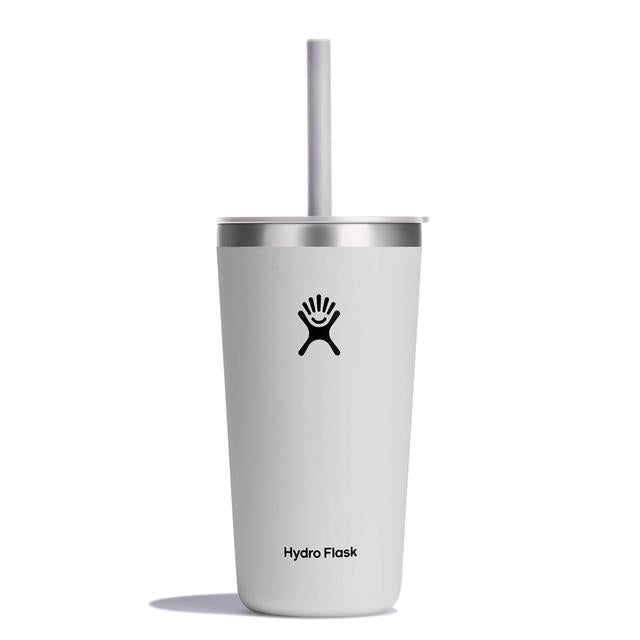 Hydroflask 20 Oz All Around Tumbler Straw Lid WHITE