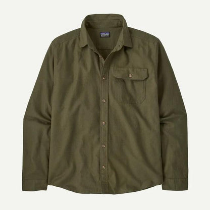 Patagonia L/s Lw Fjord Flannel Shirt Basin Green