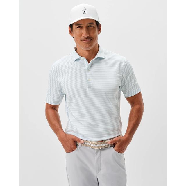 Mens Michael Striped Jersey Performance Polo JOHNNIE-O