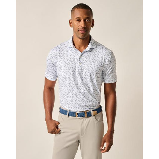 Johnnie-o Featherweight Performance Polo - Tini Print Lake
