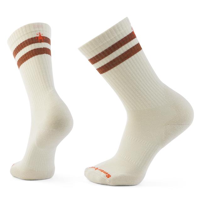 Smartwool Unisex Everyday Athletic Striped Crew Socks Natural