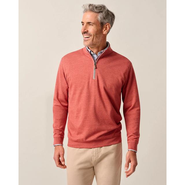 Johnnie-o Sully 1/4 Zip Pullover Red