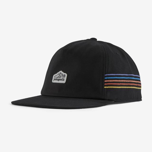 Patagonia Line Logo Ridge Stripe Funfarer Cap BLK