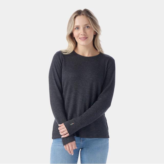 Smartwool Thermal Merino Rib Crew Charcoal Heather