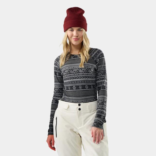 BLACK FAIR ISLE FUN / XS