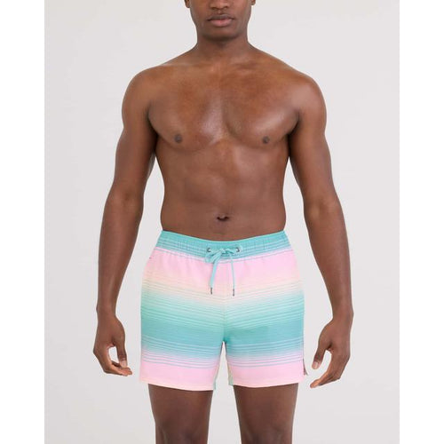 hazy stripe-aqua / M