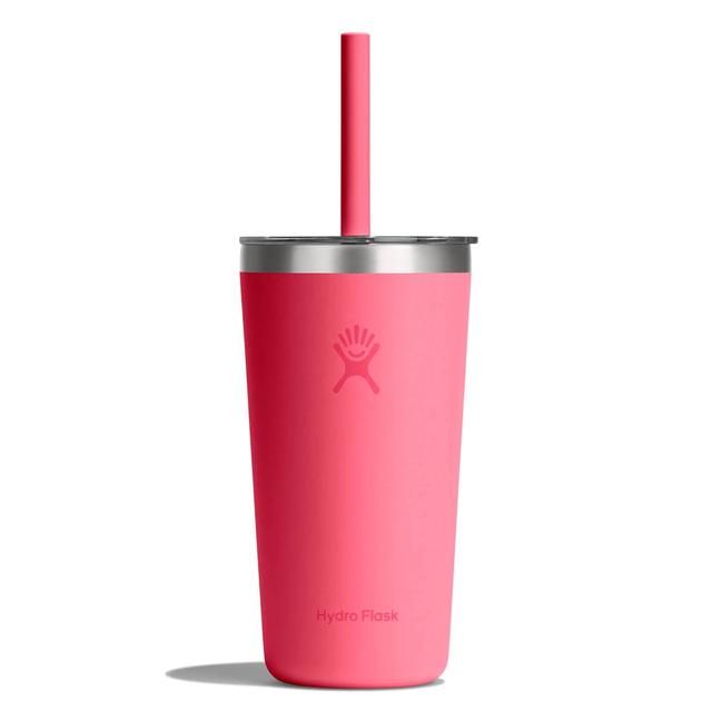 20 OZ ALL AROUND TUMBLER CLEAR STRAW LID HydroFlask