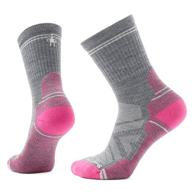 Smartwool Womens Hike Light Cushion Crew Socks POWER PINK
