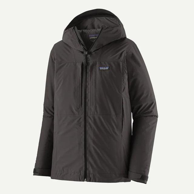 Patagonia Insulated Boulder Fork Rain Jacket Black
