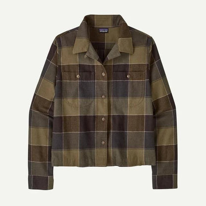 Patagonia Lightweight Fjord Flannel Camp Shirt Basin Green