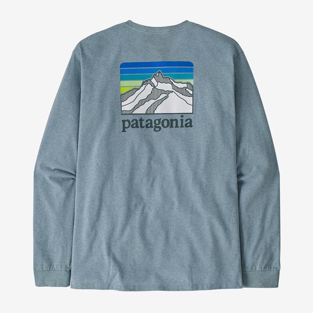 Patagonia M's L/s Line Logo Ridge Responsibili-tee TMBL