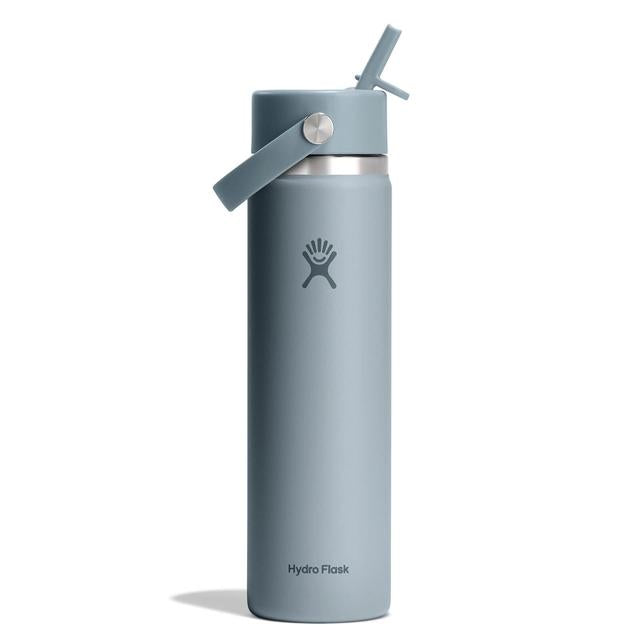 Hydro Flask 24 Oz Wide Mouth With Flex Straw Cap - Shale Gray