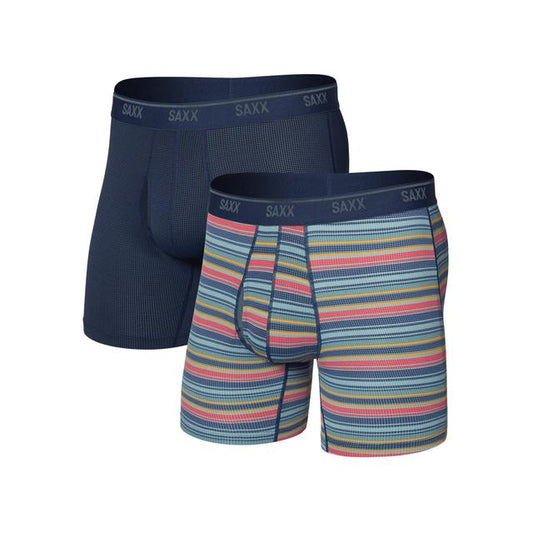 Saxx Quest Quick-dry Mesh (2 Pack) Boxer Briefs Multi