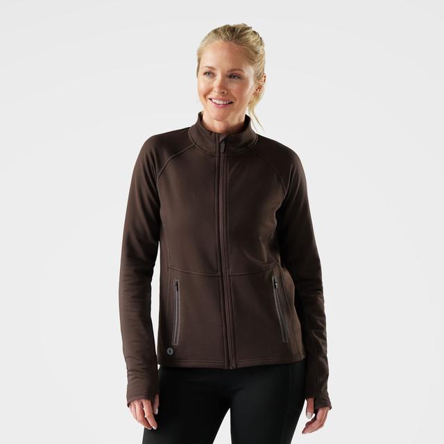 Smartwool Active Fleece Top Full Zip Mink