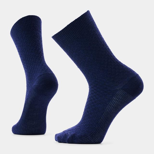 Smartwool Everyday Basketweave Crew Socks Deep Navy