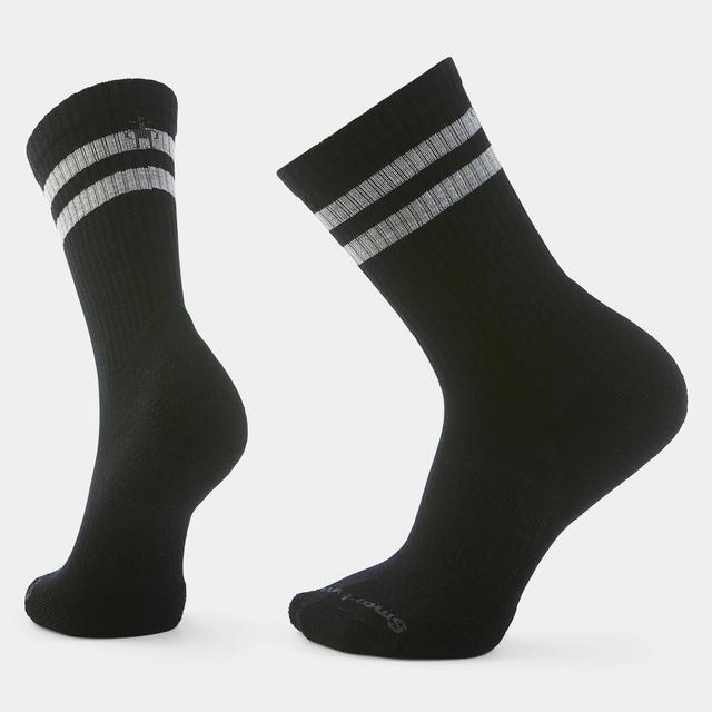 Unisex Everyday Athletic Striped Crew Socks Smartwool
