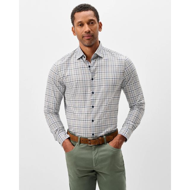 Johnnie-o Performance Flannel Button Down Shirt - Tahoe Plaid Kona